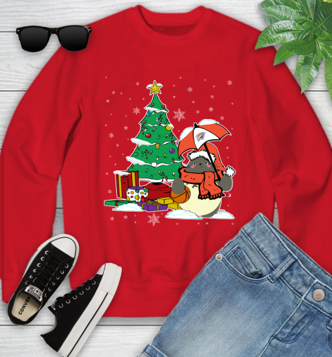 Oklahoma City Thunder NBA Basketball Cute Tonari No Totoro Christmas Sports Youth Sweatshirt 8