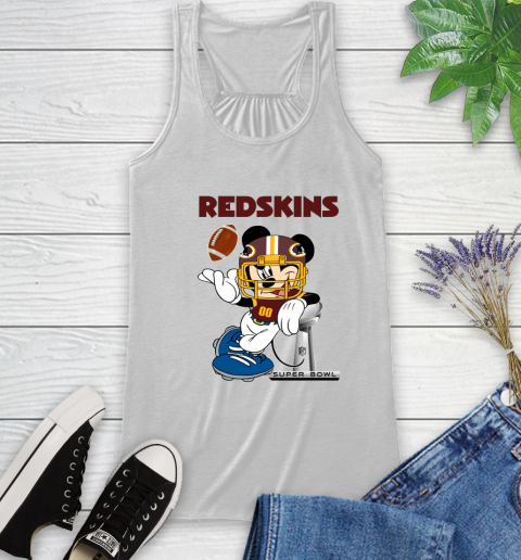 NFL Washington Redskins Mickey Mouse Disney Super Bowl Football T Shirt Racerback Tank
