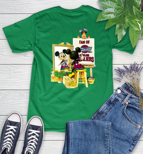 NBA Basketball Cleveland Cavaliers Mickey Drawing Shirt 88