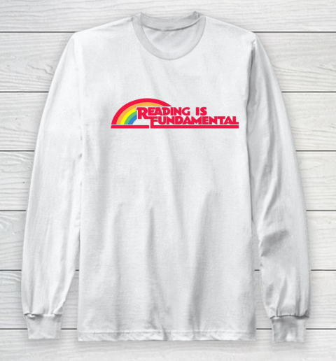 Reading Rainbow t shirt Reading is Fundamental Gay Rainbow Long Sleeve T-Shirt