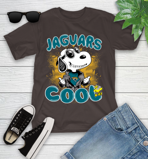 NFL Football Jacksonville Jaguars Cool Snoopy Shirt Youth T-Shirt 6