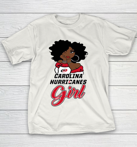 Carolina Hurricanes Girl NHL Youth T-Shirt 3