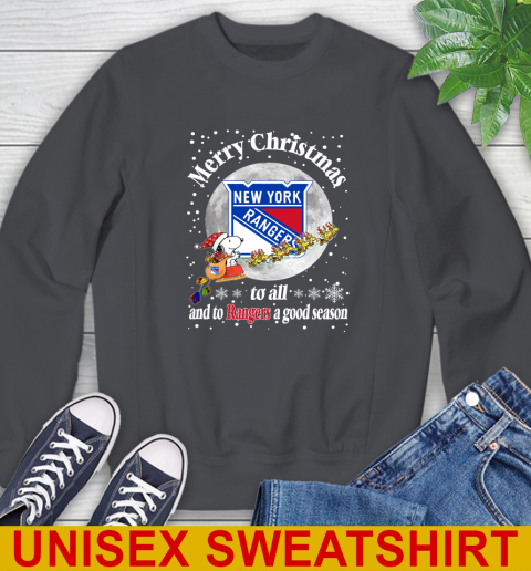 New York Rangers Merry Christmas To All And To Rangers A Good Season NHL Hockey Sports Sweatshirt 7