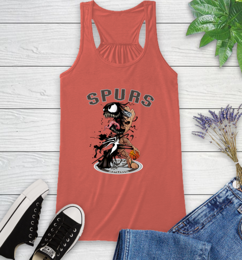 NBA San Antonio Spurs Basketball Venom Groot Guardians Of The Galaxy Racerback Tank 4