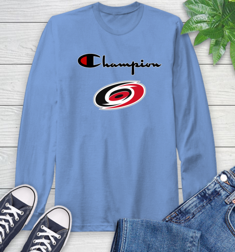 NHL Hockey Carolina Hurricanes Champion Shirt Long Sleeve T-Shirt 10