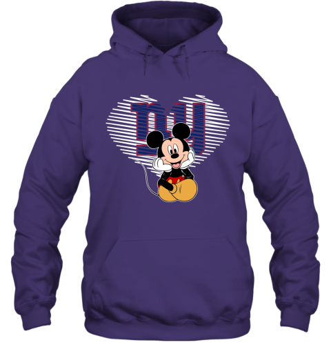 NFL New York Giants The Heart Mickey Mouse Disney Football T Shirt 7zpAs64ExYU hoodie 23 95 151514 front purple
