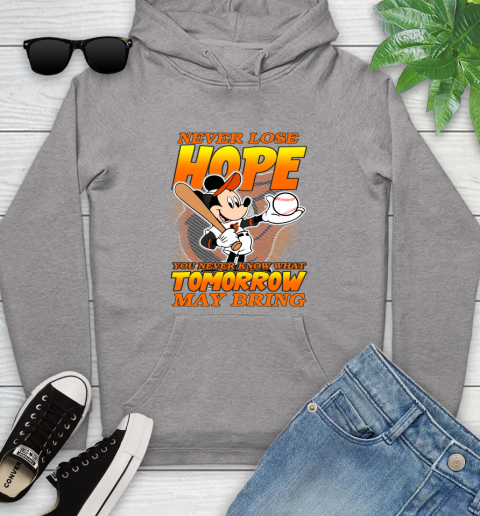 Boston Red Sox MLB Baseball Mickey Disney Never Lose Hope Youth Hoodie 6