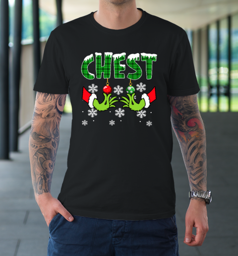 Chest Nuts Christmas Shirt Funny Matching Couple Chestnuts T-Shirt