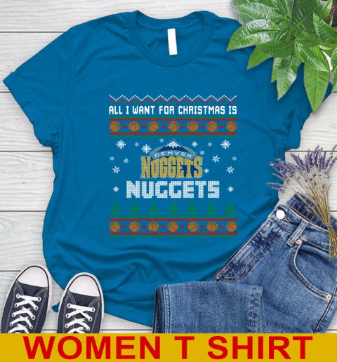 NBA Basketball All I Want For Christmas Is Denver Nuggets 92
