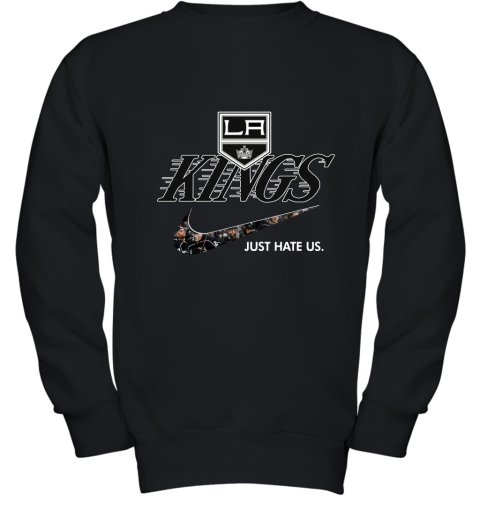 NHL Team Los Angeles Kings x Nike Just Hate Us Hockey Youth Sweatshirt