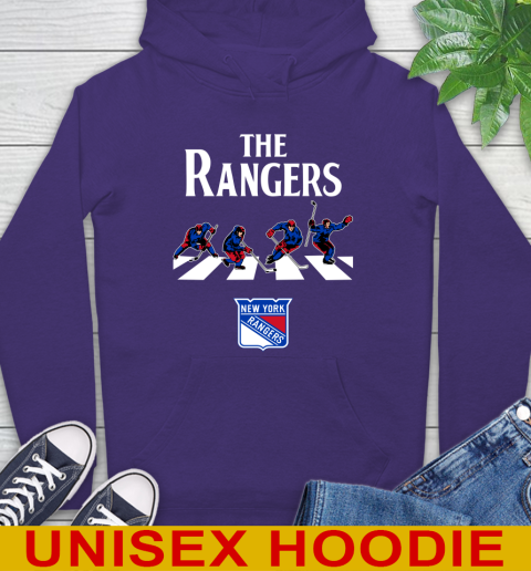NHL Hockey New York Rangers The Beatles Rock Band Shirt Hoodie 5