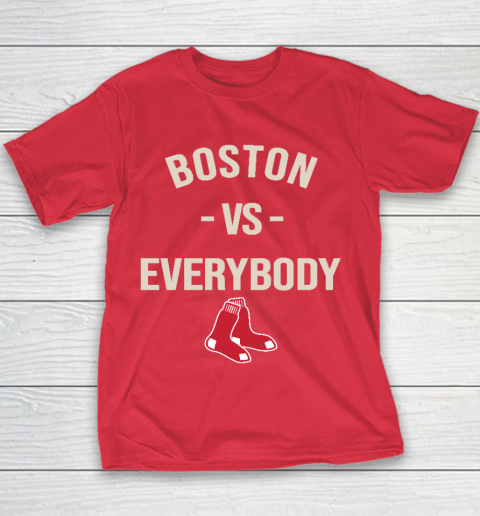 Boston Red Sox Vs Everybody Youth T-Shirt 7