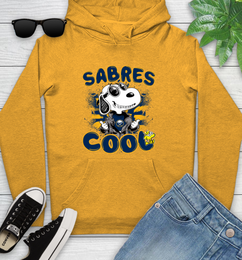 NHL Hockey Buffalo Sabres Cool Snoopy Shirt Youth Hoodie 2