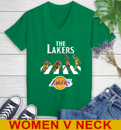 NBA Basketball Los Angeles Lakers The Beatles Rock Band Shirt