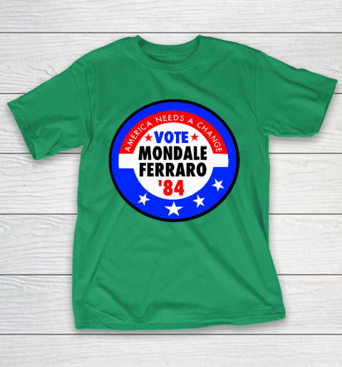 Walter Mondale and Geraldine Ferraro Campaign Button T-Shirt 15