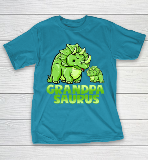 Grandpa Funny Gift Apparel  Grandpa Saurus Dinosaur Funny Grandpasaur T-Shirt 7