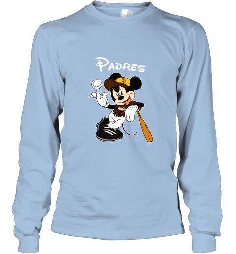 San Diego Padres Mickey Donald And Goofy Baseball Youth T-Shirt 