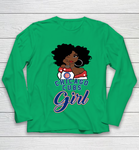 Chicago Cubs Girl MLB Youth Long Sleeve 6
