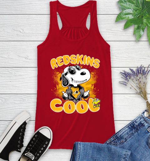 NFL Football Washington Redskins Cool Snoopy Shirt Racerback Tank 3