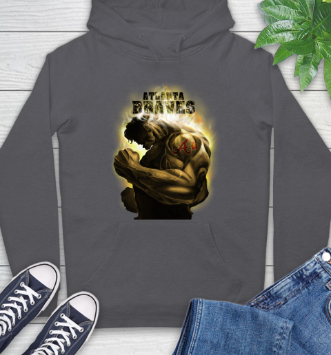 Atlanta Braves MLB Baseball Hulk Marvel Avengers Sports Hoodie 7