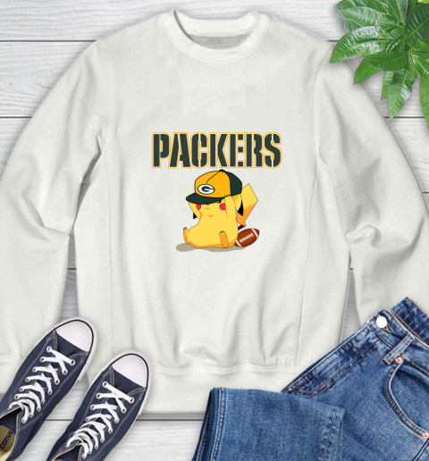 NFL Pikachu Football Sports Green Bay Packers Sweatshirt