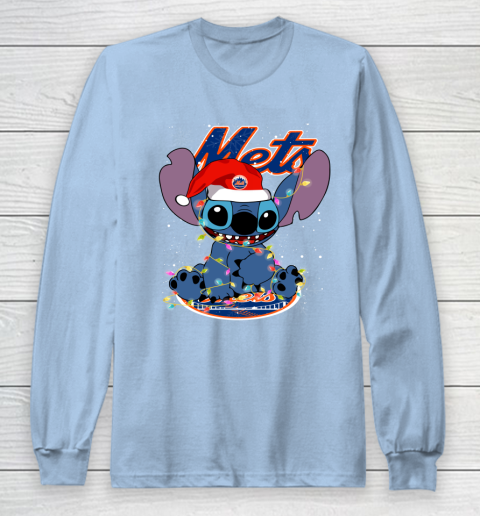 New York Mets MLB noel stitch Baseball Christmas Long Sleeve T-Shirt 5