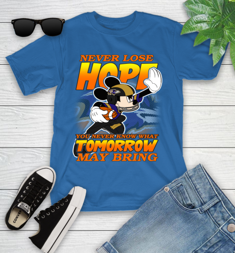 Buffalo Bills NFL Football Mickey Disney Never Lose Hope (2) Youth T-Shirt 12