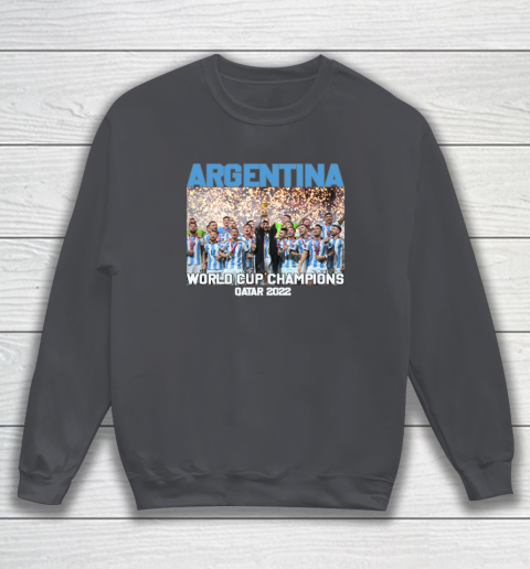 Argentina World Cup Champions Qatar 2022 Sweatshirt Tee For Sports