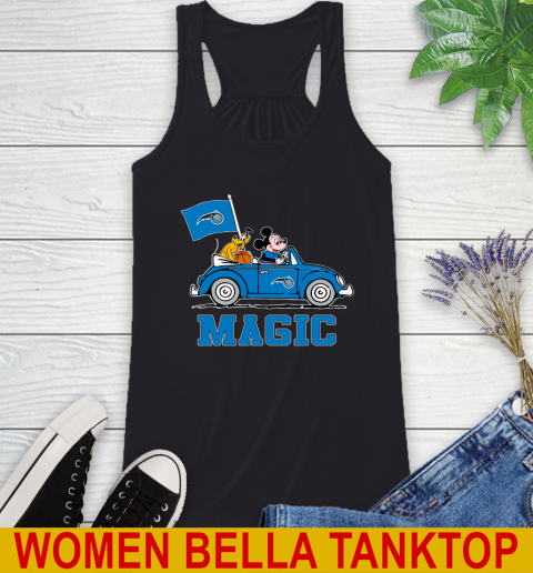 NBA Basketball Orlando Magic Pluto Mickey Driving Disney Shirt Racerback Tank 2