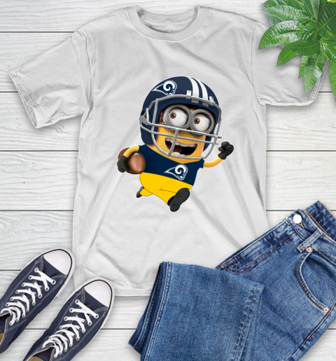 NFL Los Angeles Rams Minions Disney Football Sports T-Shirt