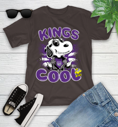 NBA Basketball Sacramento Kings Cool Snoopy Shirt Youth T-Shirt 6