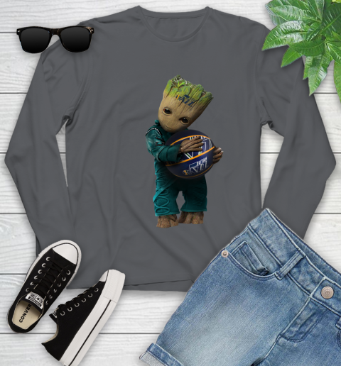 NBA Groot Guardians Of The Galaxy Basketball Sports Utah Jazz Youth Long Sleeve 8