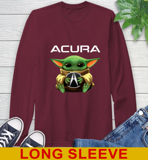 Star Wars Baby Yoda Hugs Acura Car Shirt 61