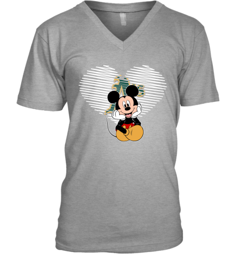 MLB Oakland Athletics The Heart Mickey Mouse Disney Baseball T Shirt EVMJ5q28FVN v neck unisex 8 95 151514 front sport grey