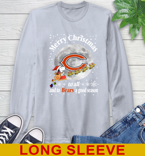 Chicago Bears Merry Christmas To All And To Bears A Good Season NFL Football Sports Long Sleeve T-Shirt 6
