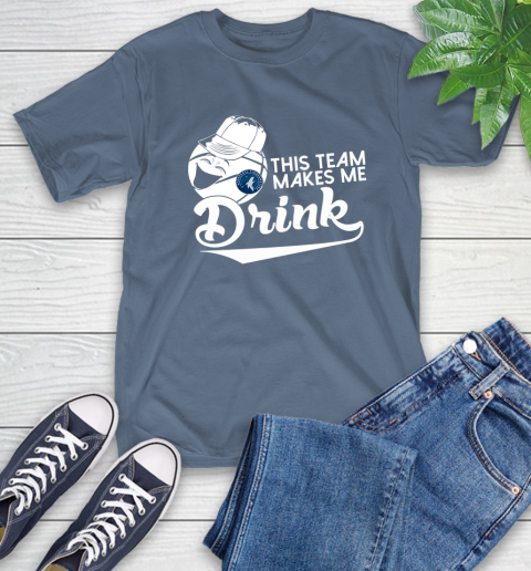 Minnesota Timberwolves NBA Basketball This Team Makes Me Drink Adoring Fan T-Shirt 8