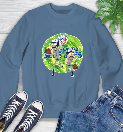 MLB Toronto Blue Jays Rick And Morty Baseball Sports Sweatshirt 7
