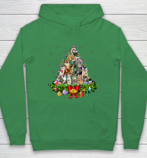 Funny Cat Christmas Tree Xmas Gifts Hoodie 5