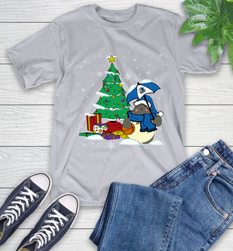 Dallas Mavericks NBA Basketball Cute Tonari No Totoro Christmas Sports T-Shirt 6