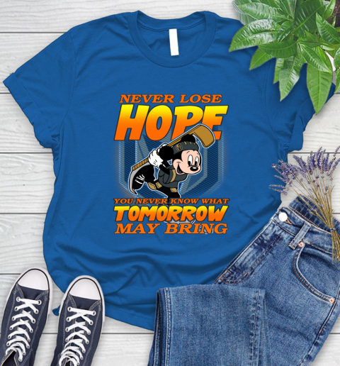 Vegas Golden Knights NHL Hockey ootball Mickey Disney Never Lose Hope Women's T-Shirt 12
