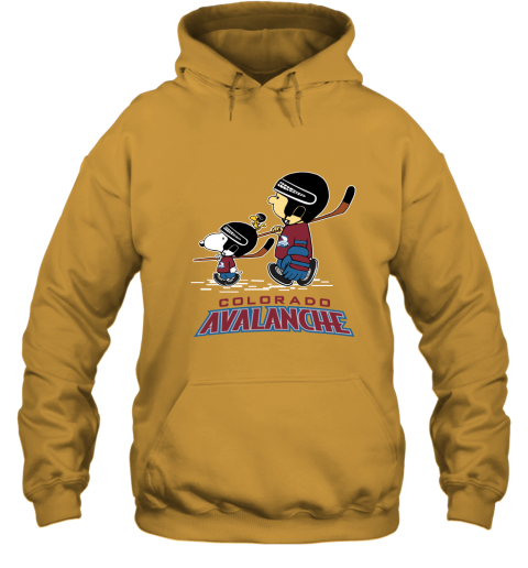 Let's Play Colorado Avalanche Ice Hockey Snoopy NHL Hoodie