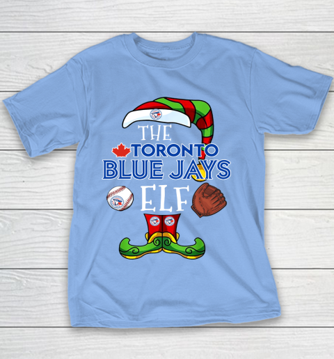 Toronto Blue Jays Christmas ELF Funny MLB Youth T-Shirt 8