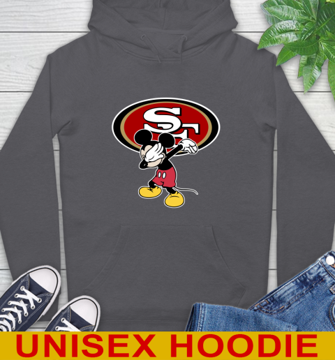 San Francisco 49ers NFL Football Dabbing Mickey Disney Sports Hoodie 7