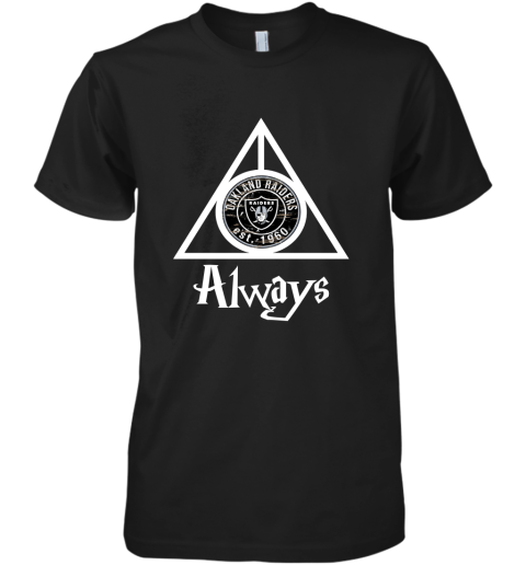 Always Love The Oakland Raiders x Harry Potter Mashup Premium Men's T-Shirt