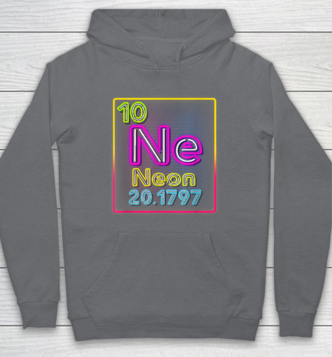 Neon Element Of The Chemistry Periodic Table For Scientists Hoodie 3