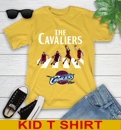 NBA Basketball Cleveland Cavaliers The Beatles Rock Band Shirt Youth T-Shirt 9