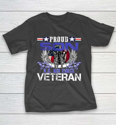 Veteran Shirt Vintage Proud Son Of A U S Air Force Veteran T-Shirt