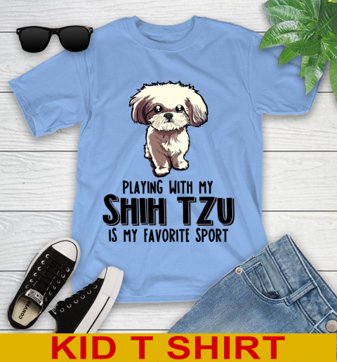 Playing with my shih tzu is my favorite sport 95