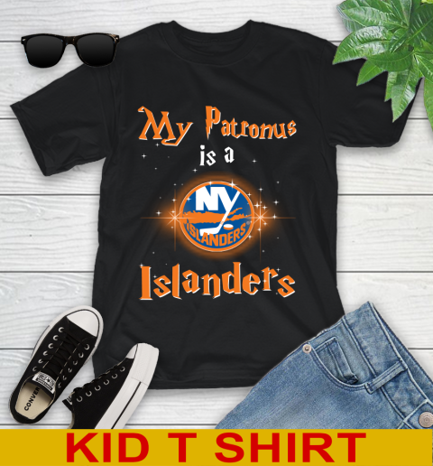 NHL Hockey Harry Potter My Patronus Is A New York Islanders Youth T-Shirt
