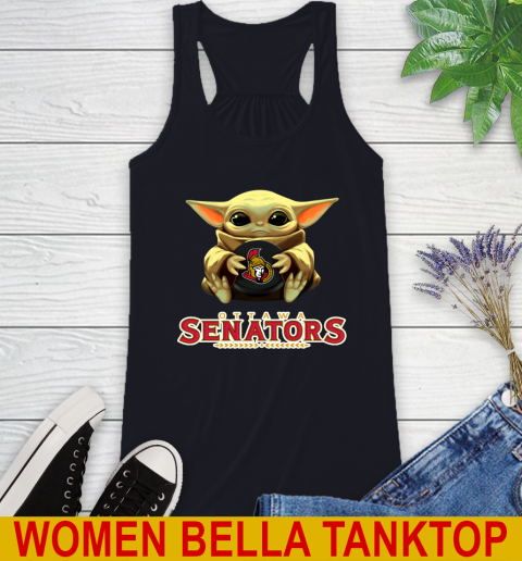 NHL Hockey Ottawa Senators Star Wars Baby Yoda Shirt 46